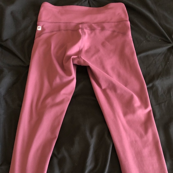 Burgundy Fabletics Leggings - Picture 4 of 4